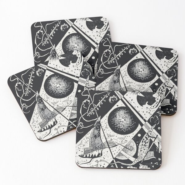Item preview, Monochrome Cosmos of Abstraction designed and sold by MINE Design-Works.