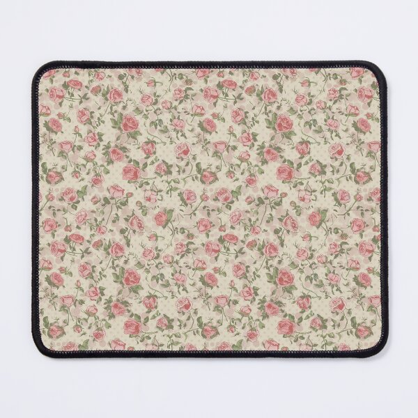 Item preview, Delicate Retro Classic Coquette Roses with Pink Blobs designed and sold by SamJanner.