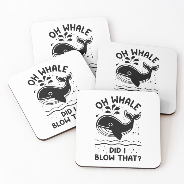 Item preview, Oh Whale Did I Blow That Funny Relatable Whale Pun designed and sold by Designer-Girl.