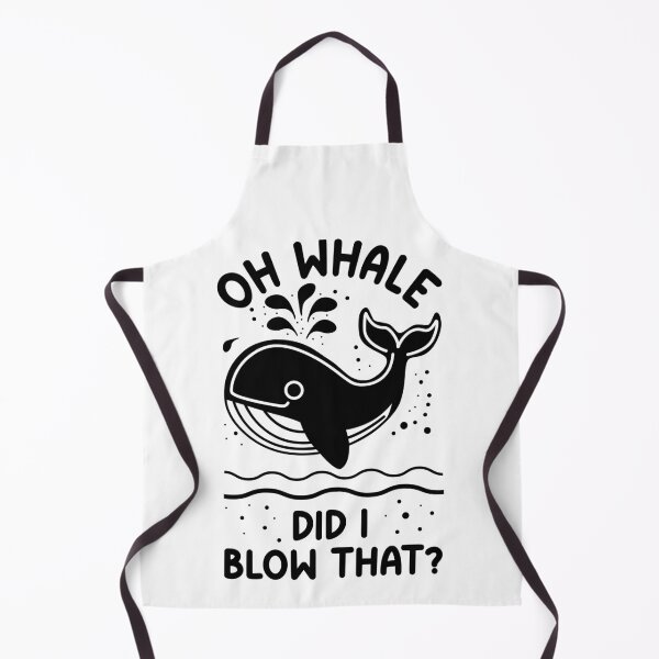 Item preview, Oh Whale Did I Blow That Funny Relatable Whale Pun designed and sold by Designer-Girl.
