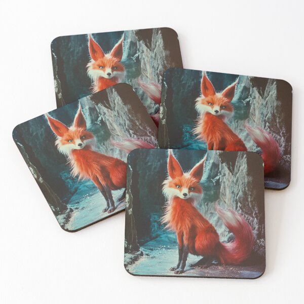 Item preview, Red Fox in Shimmering Cave designed and sold by LonesomeKnight.