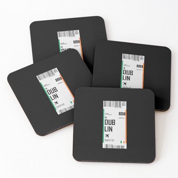 Item preview, Dublin Boarding Pass UK Travel  designed and sold by TulipaGraphics.