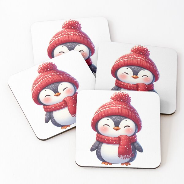 Item preview, A0537 Snowy Penguin Joy – Adorable Penguin-Themed Collectible for Winter Decor, Perfect Holiday Gift, Premium Quality & Unique Design designed and sold by angieart68.