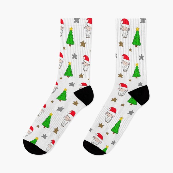 Item preview, Cute Christmas sheep and tree  designed and sold by Krissys-Art.