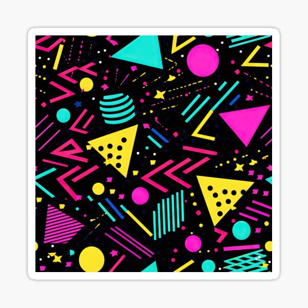 Item preview, 80s and 90s Retro Pop Pattern designed and sold by AeonAcademy.