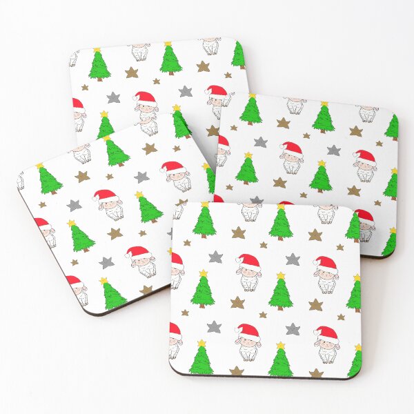 Item preview, Cute Christmas sheep and tree  designed and sold by Krissys-Art.