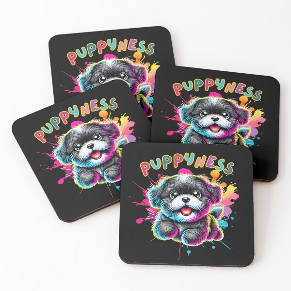 Item preview, Puppyness Shih Tsu Happy Dog designed and sold by The Art of Kkatarynka.