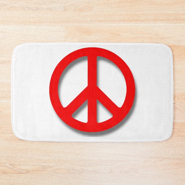 Item preview, Peace Symbol Red Love Only One Planet Collection designed and sold by UnnecessaryLuck.