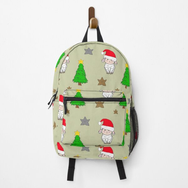 Item preview, Cute Christmas sheep and tree green designed and sold by Krissys-Art.