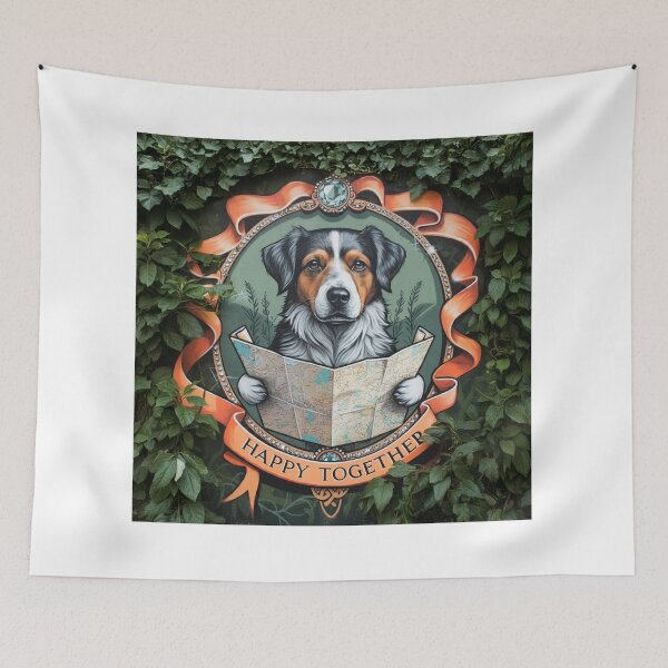 Item preview, 'Happy together' (canine explorer version) designed and sold by meow4marrow.