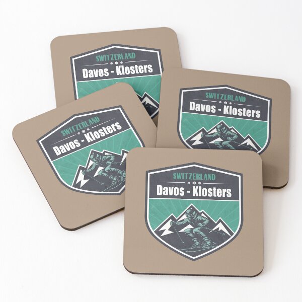 Item preview, Davos - Klosters Switzerland Winter Skiing Design designed and sold by CynthiaGraphics.