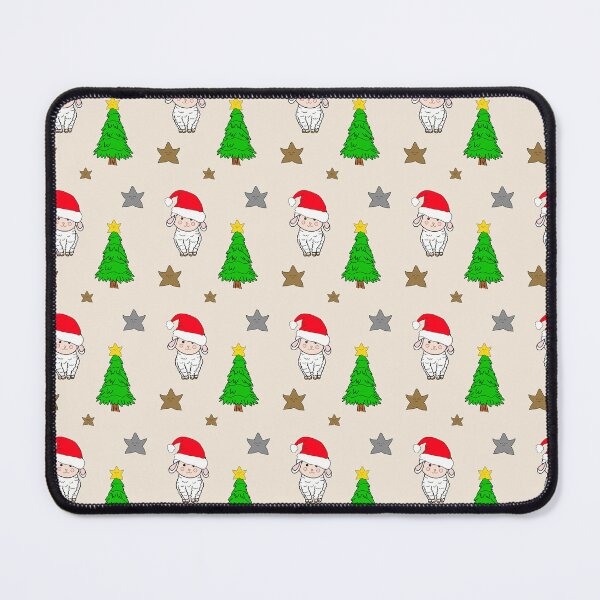 Item preview, Cute Christmas sheep and tree grayish designed and sold by Krissys-Art.