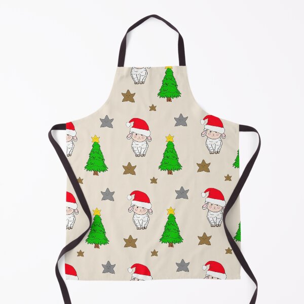 Item preview, Cute Christmas sheep and tree grayish designed and sold by Krissys-Art.