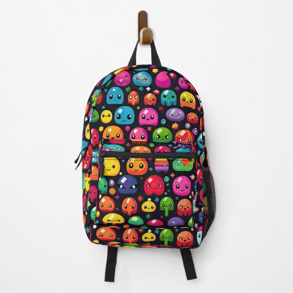 Item preview, Kawaii Cute Pixel Anime Emoji Pattern designed and sold by AeonAcademy.