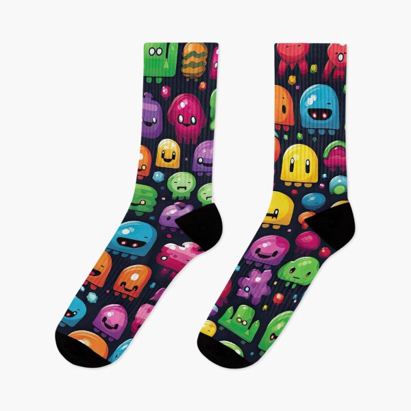 Item preview, Kawaii Cute Pixel Anime Emoji Pattern designed and sold by AeonAcademy.