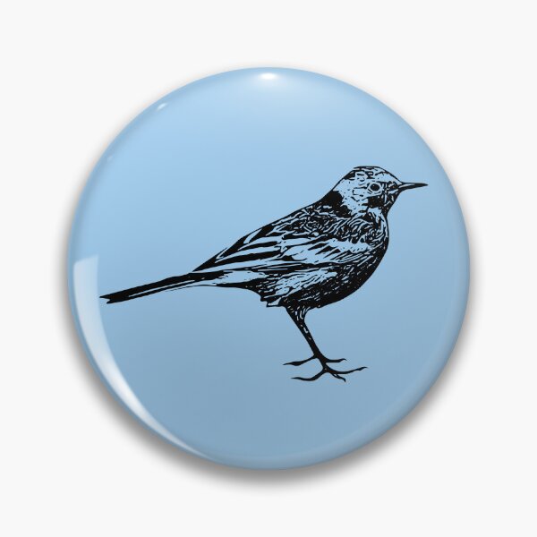 Item preview, Citrine Wagtail Black Design  designed and sold by designsasstultd.