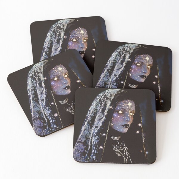 Item preview, Mystical Woman with Starry Veil designed and sold by LonesomeKnight.