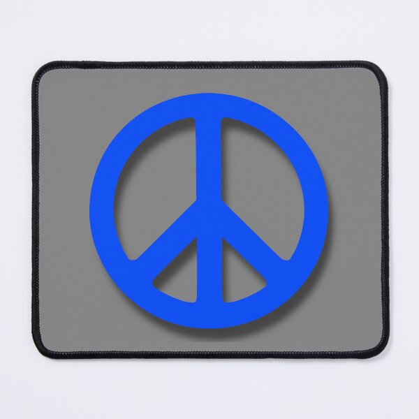Item preview, Peace Symbol Blue Love Only One Planet Collection designed and sold by UnnecessaryLuck.