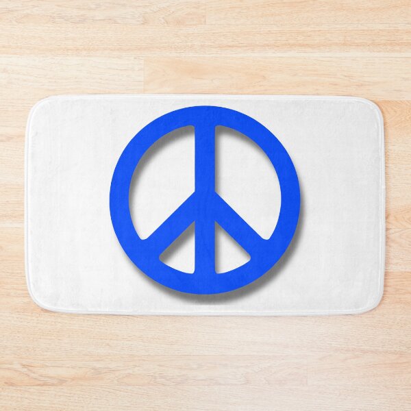 Item preview, Peace Symbol Blue Love Only One Planet Collection designed and sold by UnnecessaryLuck.