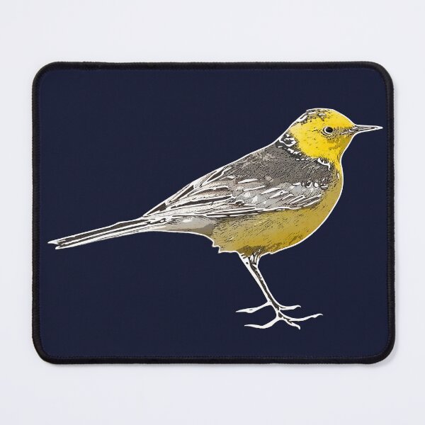 Item preview, Citrine Wagtail White Alternate Design designed and sold by designsasstultd.