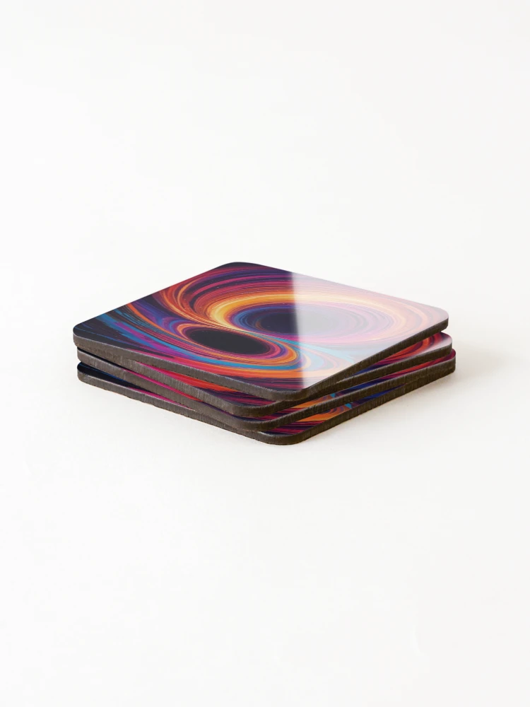 Thumbnail 4 of 5, Coasters (Set of 4), Einstein Rosen Bridge designed and sold by S-R-TDesign.