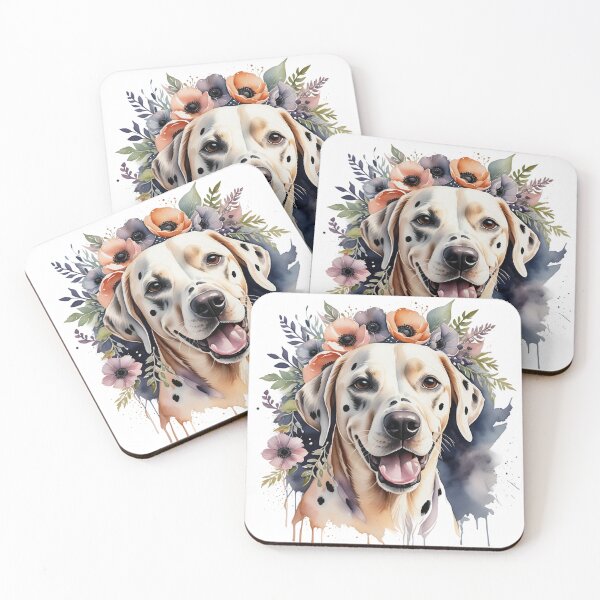 Item preview, Dalmatian Boho Floral designed and sold by MagicWander.