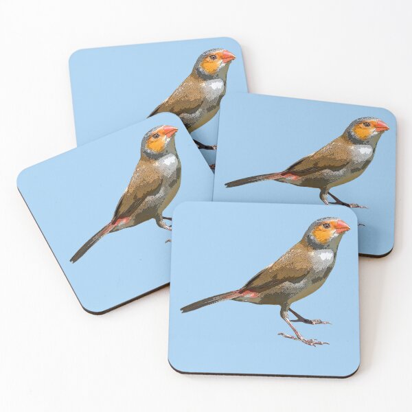 Item preview, Orange-cheeked Waxbill Color Design  designed and sold by designsasstultd.