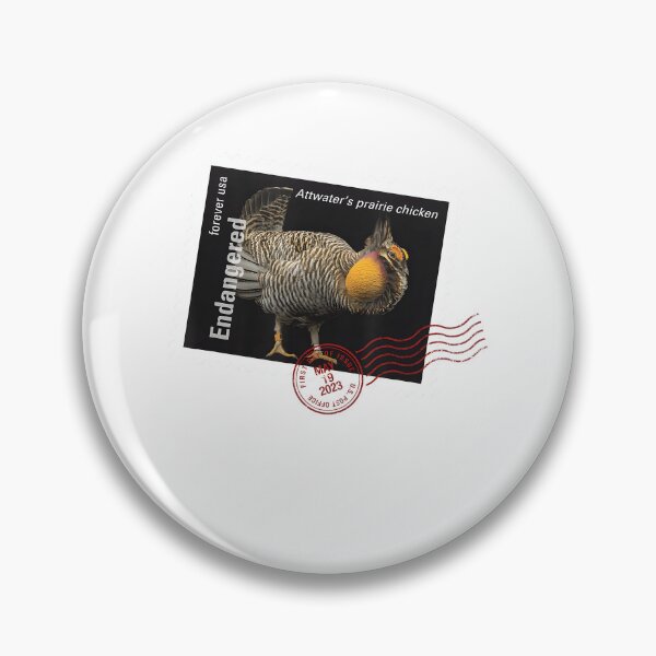 Item preview, Attwaters Prairie Chicken Postmark designed and sold by webvein.