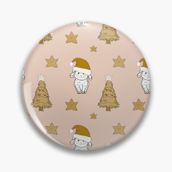 Item preview, Cute Christmas sheep and tree brown  designed and sold by Krissys-Art.