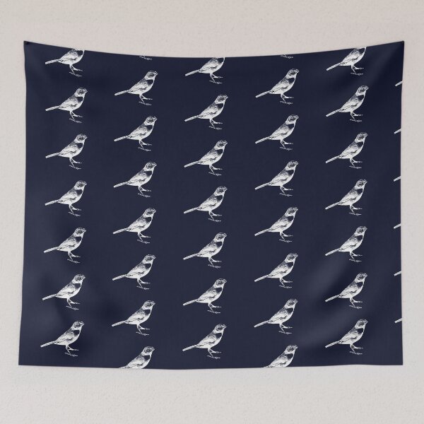 Item preview, Orange-cheeked Waxbill White Design  designed and sold by designsasstultd.