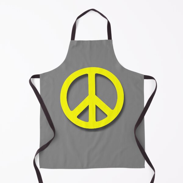 Item preview, Peace Symbol Yellow Love Only One Planet Collection designed and sold by UnnecessaryLuck.