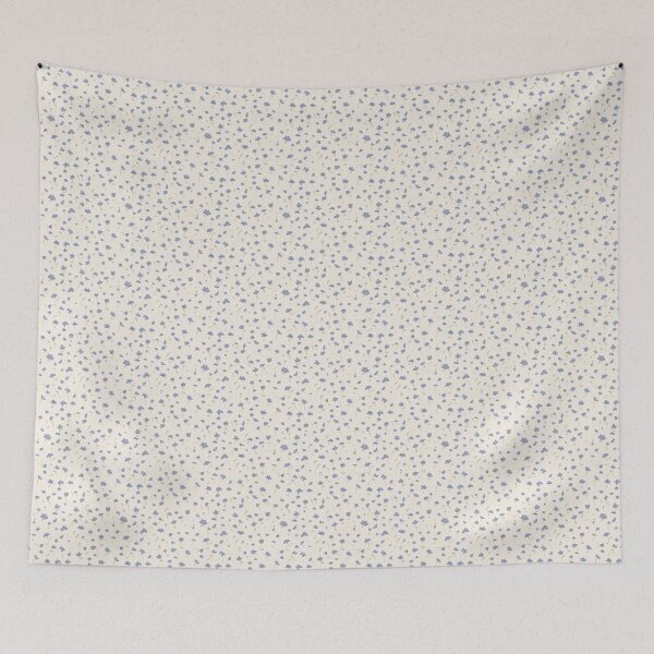 Item preview, Cute Retro Coquette Blue Flowers designed and sold by SamJanner.