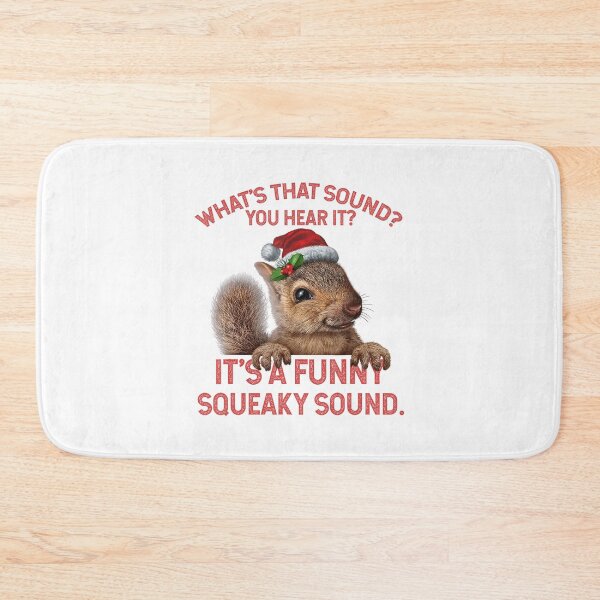 Item preview, It's A Funny Squeaky Sound Christmas Squirrel designed and sold by Wisppiaa.