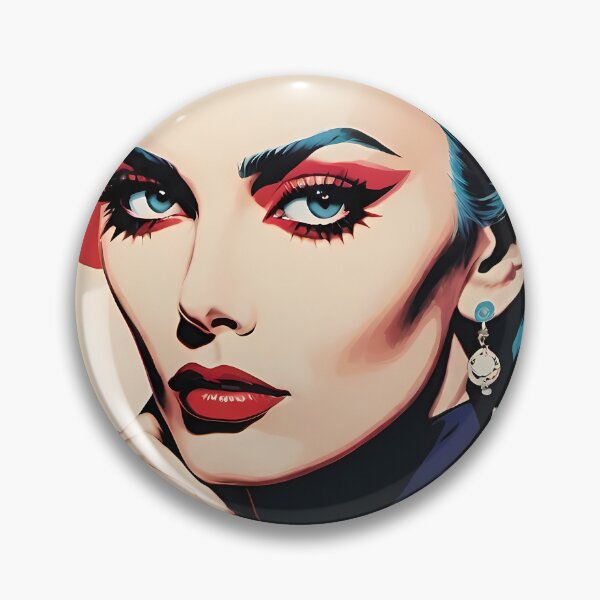 Item preview, Retro super model illustration  designed and sold by Domo-Design.