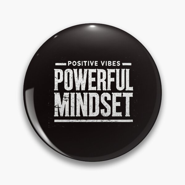 Item preview, Motivational Saying , Powerful Mindset designed and sold by Logiamerch.