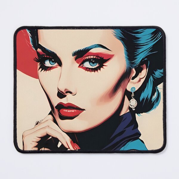 Item preview, Retro super model illustration  designed and sold by Domo-Design.