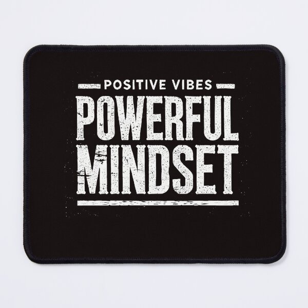 Item preview, Motivational Saying , Powerful Mindset designed and sold by Logiamerch.