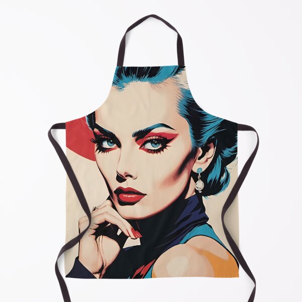 Item preview, Retro super model illustration designed and sold by Domo-Design.