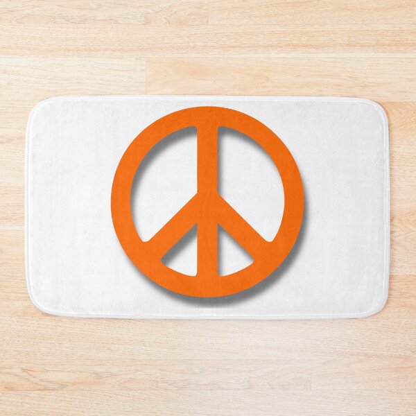 Item preview, Peace Symbol Orange Love Only One Planet Collection designed and sold by UnnecessaryLuck.