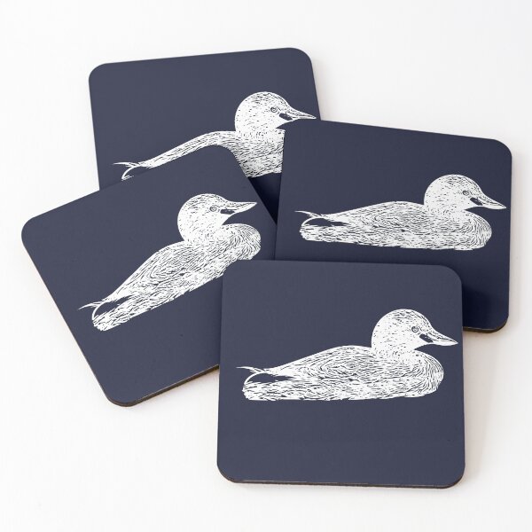 Item preview, Little Grebe Dabchick White Design designed and sold by designsasstultd.