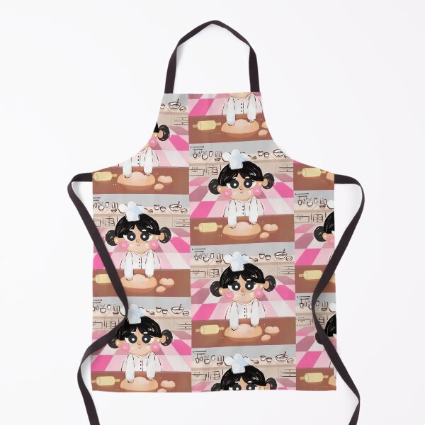 Item preview, Bakery girl with her bread and pink vibes designed and sold by Waanwaat.