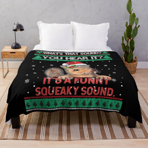 Item preview, It's A Funny Squeaky Sound Cute Christmas Squirrel Xmas designed and sold by Wisppiaa.