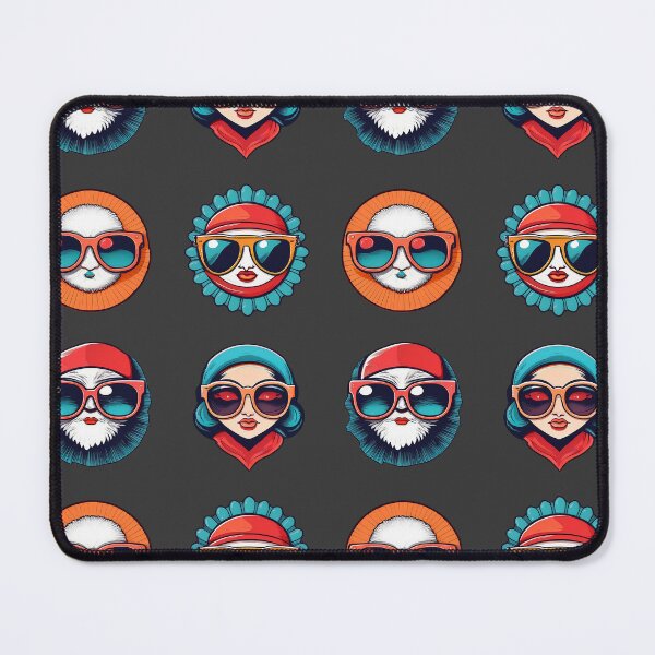 Item preview, Winter Fashion Fluffy Fur | Sticker Pattern | Retro Collection designed and sold by monkeybusiness.pt.