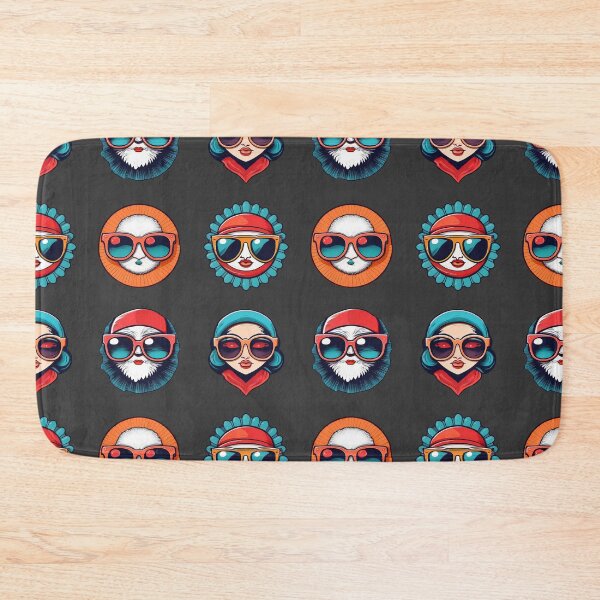 Item preview, Winter Fashion Fluffy Fur | Sticker Pattern | Retro Collection designed and sold by monkeybusiness.pt.