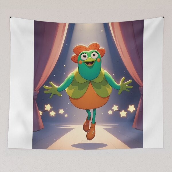 Item preview, Muppets Colorful Childrens Theater Stars Action Design Art designed and sold by ART ATTACK ZONE.