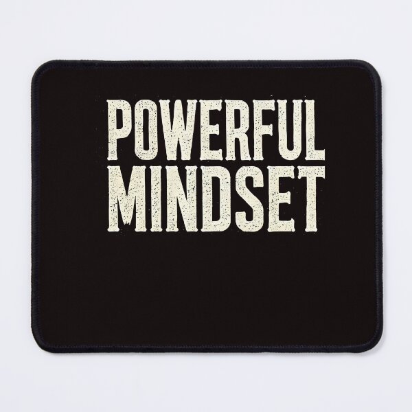 Item preview, Motivational Saying, Powerful Mindset designed and sold by Logiamerch.