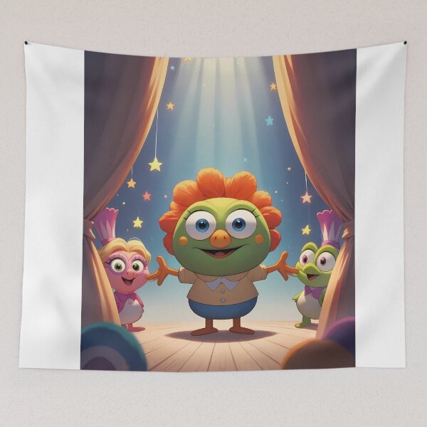 Item preview, Muppets Fullcolor Childrens Theater Stars Action Design Art designed and sold by ART ATTACK ZONE.