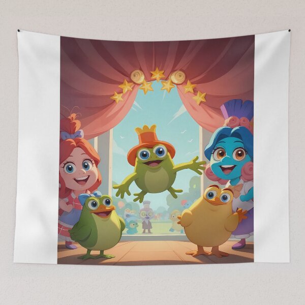 Item preview, Muppets Colorful Childrens Theater Stars Design Art designed and sold by ART ATTACK ZONE.