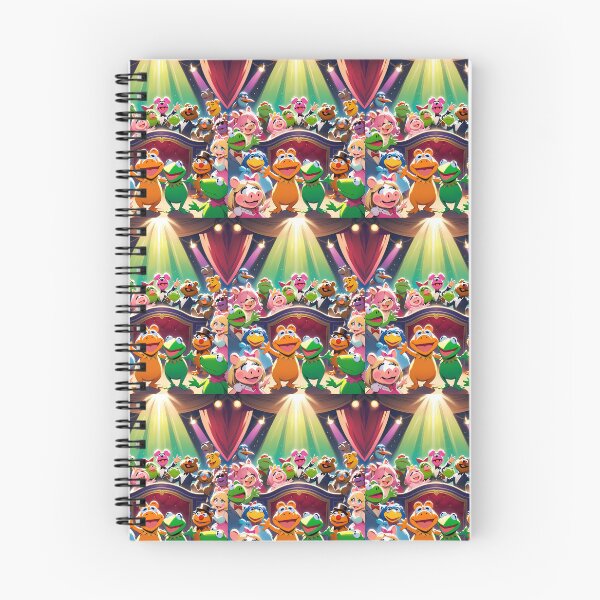 Item preview, Muppet Colorful Childrens Theater Stars Action Design Art designed and sold by ART ATTACK ZONE.