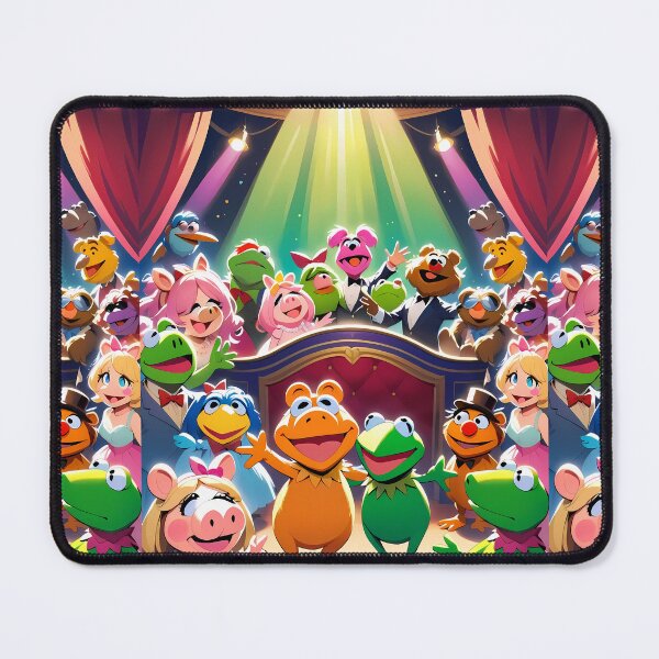 Item preview, Muppet Colorful Childrens Theater Stars Action Design Art designed and sold by ART ATTACK ZONE.